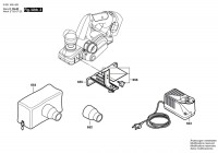 Bosch 0 601 595 420 Gho 14,4 V Portable Planer 14.4 V / Eu Spare Parts